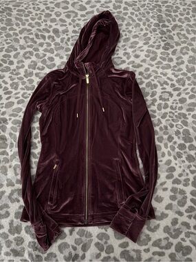 Lululemon Velvet Zip-Up Hoodie in Deep Burgundy